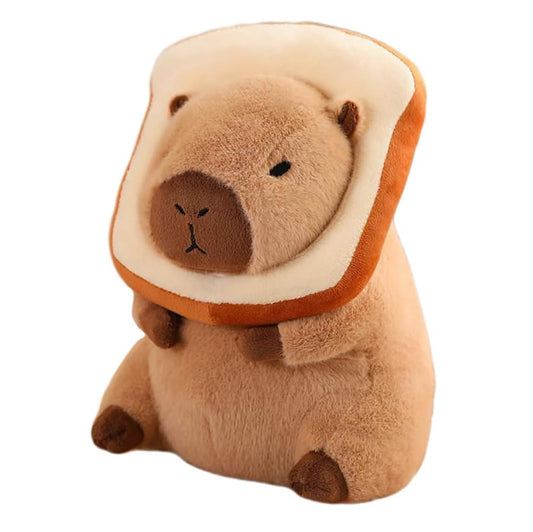 Capybara Plush With Boba Bread